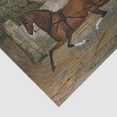 Vintage Pferdetransporte Seidenpapier (Ausschnitt)