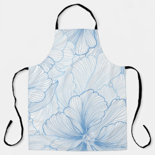 Vintage-Pfingstrose: Blumennahtloses Muster Schürze