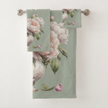 Vintage-Pfingstrosen in eleganter Vase SGB-Badehan