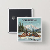 Vintage Pfingstzeit Montana Button (Vorne & Hinten)