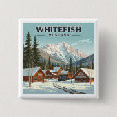 Vintage Pfingstzeit Montana Button (Vorderseite)