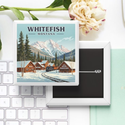 Vintage Pfingstzeit Montana Button