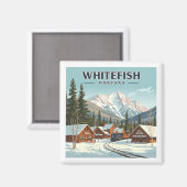 Vintage Pfingstzeit Montana Magnet (Vorderseite/Rückseite)