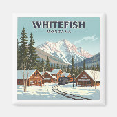 Vintage Pfingstzeit Montana Magnet (Vorne)