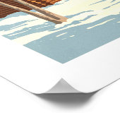 Vintage Pfingstzeit Montana Poster (Ecke)