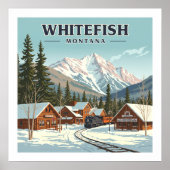 Vintage Pfingstzeit Montana Poster (Vorne)