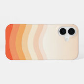Vintage-Pfirsich-Horizont iPhone 16 Hülle (Rückseite (Horizontal))