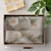 Vintage-Pfirsich-Rosen-Decoupage Seidenpapier (Geschenk)
