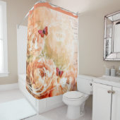 Vintage Pfirsiche Duschvorhang (Beispiel)