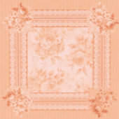 Vintage Pfirsichspitzen verblasste Rose Geschenkpapier