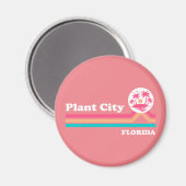 Vintage Pflanze Florida Magnet (Vorderseite/Rückseite)