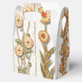 Vintage Pflanze Illustrationen Rustikal Geschenkschachtel (Geöffnet)