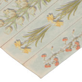 Vintage Pflanze Illustrationen Rustikal Kurzer Tischläufer (Ecke)