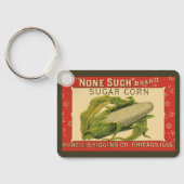Vintage Pflanzenkennzeichen, kein Zuckermais Schlüsselanhänger (Rückseite)
