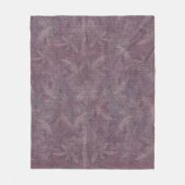 Vintage Pflaume Libellen Tanz Fleecedecke (Vorderseite)