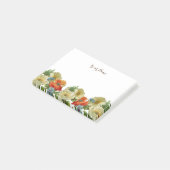 Vintage Pflaumen und Cornflwers Custom Post it Post-it Klebezettel (angewinkelt)