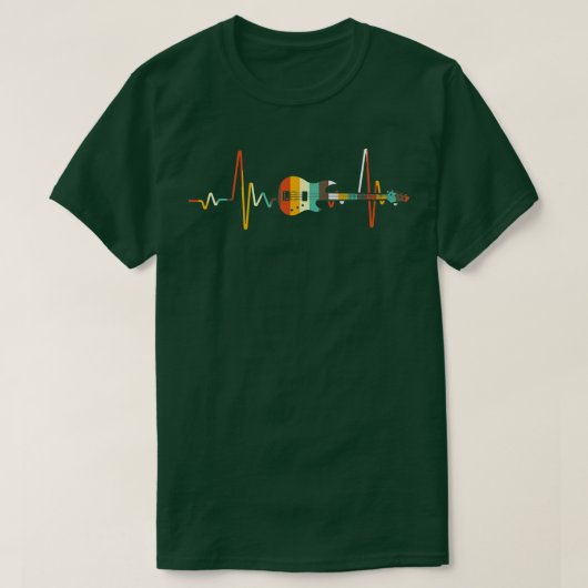 Vintage Phantastische Gitarrenmusiker Musik T-Shirt (Design vorne)