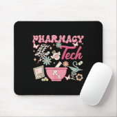 Vintage Pharmacy Tech Technician Pharmacist Studen Mousepad (Mit Mouse)