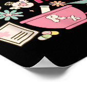 Vintage Pharmacy Tech Technician Pharmacist Studen Poster (Ecke)