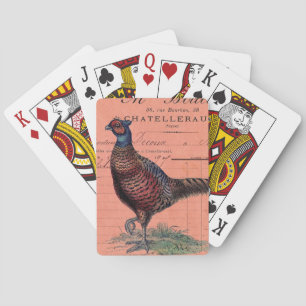 Vintage Pheasant Spielkarten