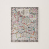 Vintage Phelps' National Map der Staaten Puzzle (Vertikal)
