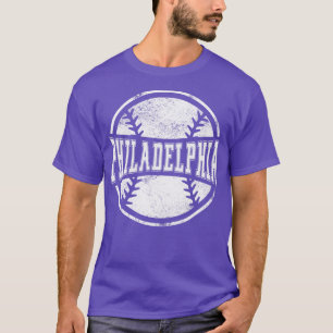 Vintage Philadelphia Baseball-Baseball-Teamgeschen T-Shirt