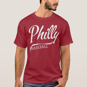 Vintage Philadelphia Baseball Skyline Retro Philly T-Shirt