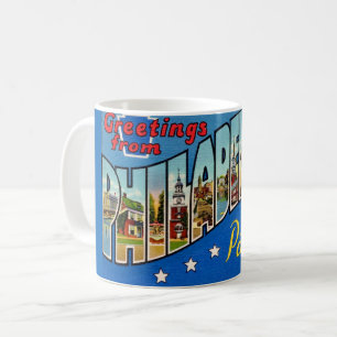 Vintage Philadelphia Kaffeetasse