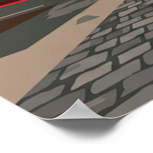 Vintage Philadelphia Poster (Ecke)