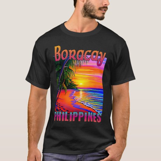 Vintage Philippinen Boracay 2 T-Shirt (Vorderseite)