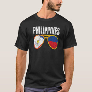 Vintage Philippinen Filipino-Flagge Stolz Philippi T-Shirt