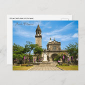 Vintage Philippinen Wasserfarbenretro Postkarte (Vorne/Hinten)