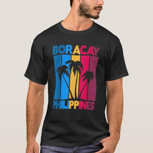 Vintage Philippines Boracay T-Shirt (Vorderseite)