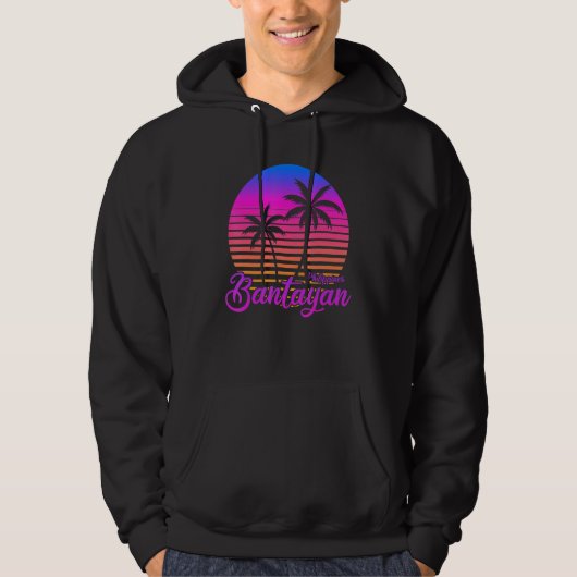 Vintage Philippines Vacation Travel Asia Bantayan Hoodie (Vorderseite)
