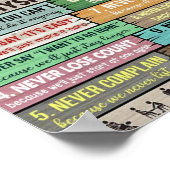 Vintage Philosophische Therapie Poster (Ecke)