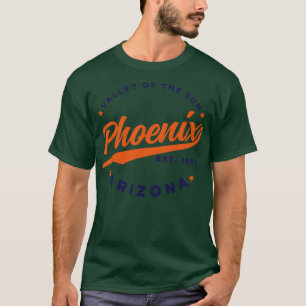 Vintage Phoenix Arizona Tal der Sonne Farbe Ci T-Shirt