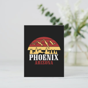 Vintage Phoenix Arizona USA Kunst Sonnenuntergang