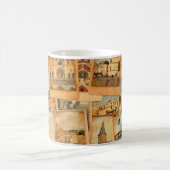 Vintage photo cards collage. European, Middle East Kaffeetasse (Mittel)