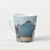 Vintage Photo Christian faith religious Milchtasse (Linke Ecke)