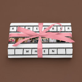 Vintage Photography Film Negative Frame Geschenkpapier