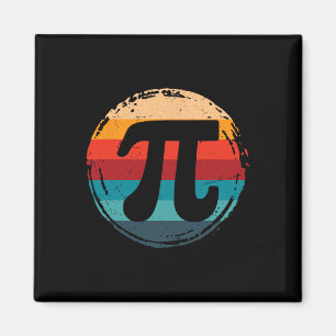 Vintage Pi 3.14 Pi-Zahlenschrift Symbolmathematik Magnet