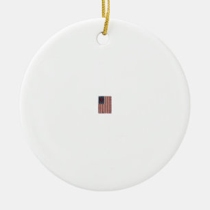 Vintage-Pi-Amerikanische-Flagge-Mathe-Lehrer-Shirt Keramik Ornament