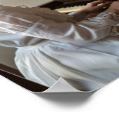 Vintage-Pianistin Poster (Ecke)
