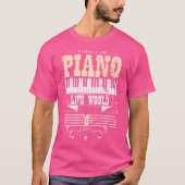 Vintage Piano T-Shirt (Vorderseite)