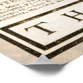 Vintage Pianola Ad aus 1899 Poster (Ecke)