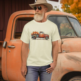 Vintage-Pick-up-Truck Kürbisernte T-Shirt