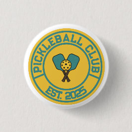 Vintage Pickleball Club Est. 2024 Emblem Button