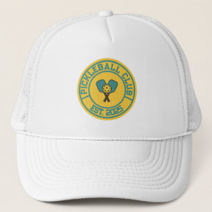 Vintage Pickleball Club Est. 2024 Emblem Truckerkappe