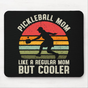 Vintage Pickleball-Mama Lebensader für Frauen Mousepad
