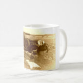 Vintage Picknick Kaffeetasse (VorderseiteRechts)